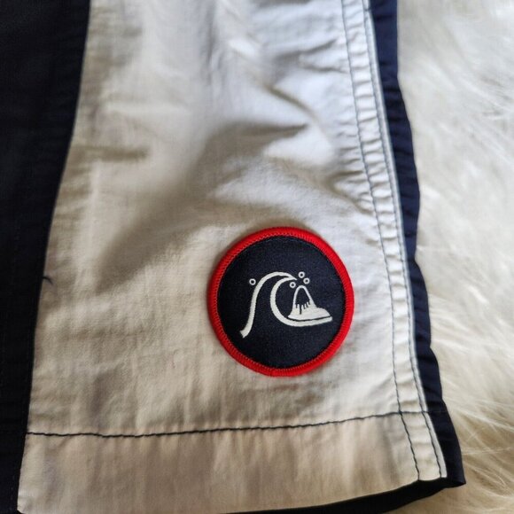 Quiksilver Surf Swim Trunk 6" Men's XL Patriotic American July 4th Colorblock - Picture 10 of 12